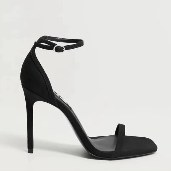 NWT Black Women’s Mango Suede Stiletto Heels 🐎 Sz 38! - Picture 4 of 9